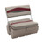 Wise Premier Pontoon Flip-Flop Seat - Mocha Java/Dark Red/Rock Salt