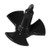 Greenfield Rubber Coated River Style Anchor - Black