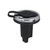 Closed top Perko 104530SDP stainless steel and black three-pin navigation light base