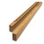 Whitecap Teak Louvered Door Side Rails, Pair Closeup