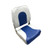 Gen3 Marine Classic High Back Folding Boat Seat - Gray/Blue