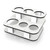 Magma Square Double Stack Side Drink Caddy