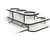 Magma Square Double Stack Side Drink Caddy - Installed