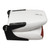 Wise Deluxe DLX1461 Folding Pontoon Boat Seat with White and Crimson Red Vinyl Closed View