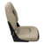 Wise Deluxe DLX1461 Folding Pontoon Boat Seat with Neutral and Meteor Vinyl Side View