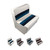 Horizon Premium Series 28" Pontoon Bench Seat Cushion Set  w/Base Thumbnail Image