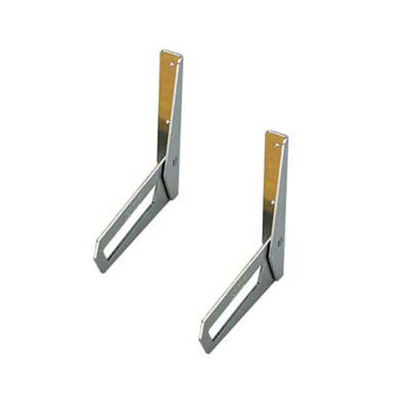 Garelick Polished Aluminum Footrest Brackets