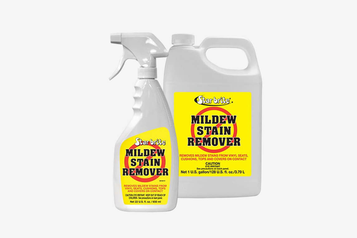 Boat mildew remover