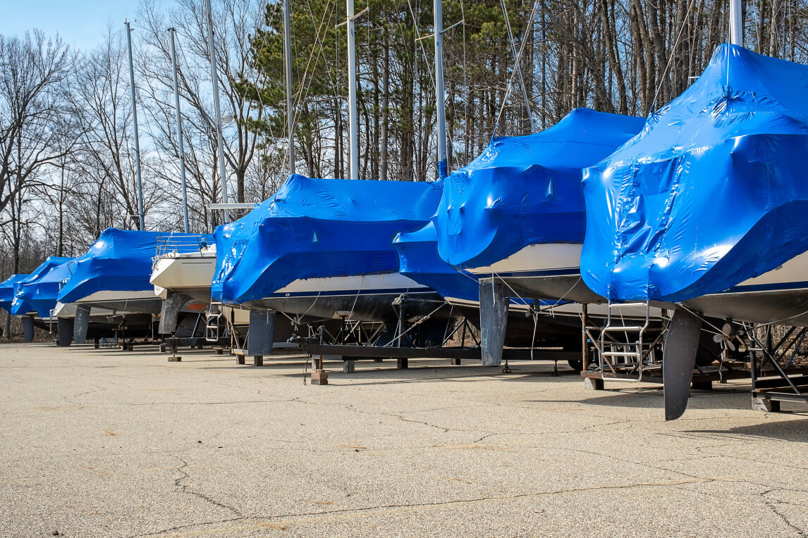 Boat shrink wrap