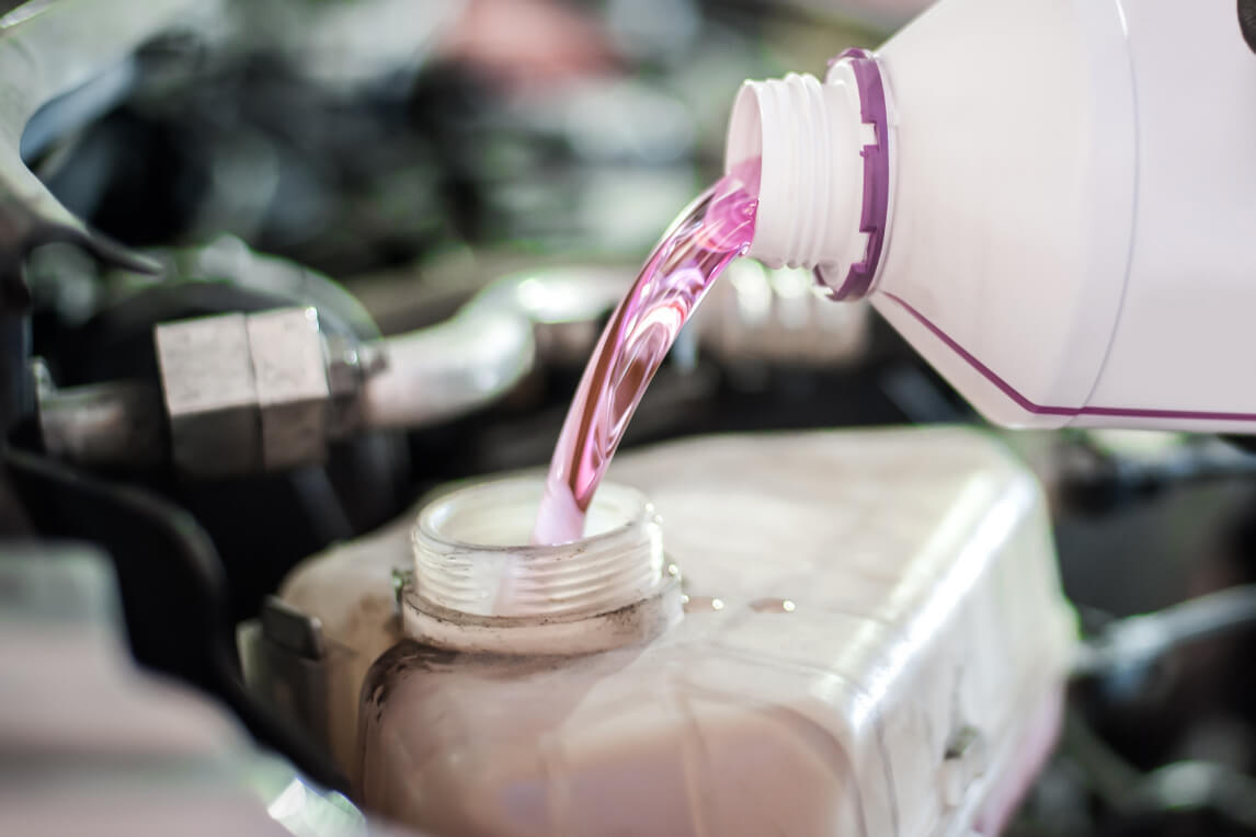 Marine engine antifreeze