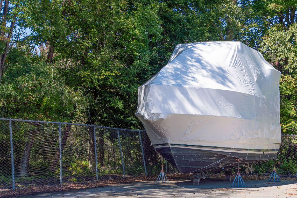 Shrink wrap for boats