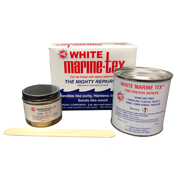 Marine Tex Epoxy White RM305K Two Pack with Free Mixing Sticks