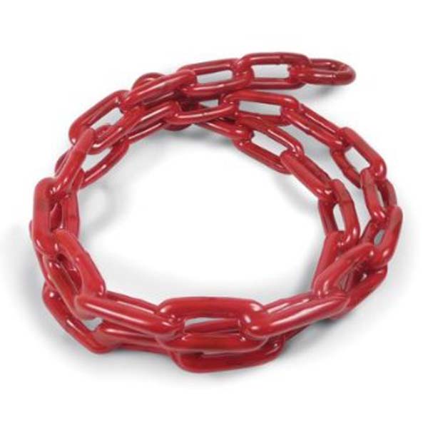 Red Powder-Coated Steel Chain (PRC804)