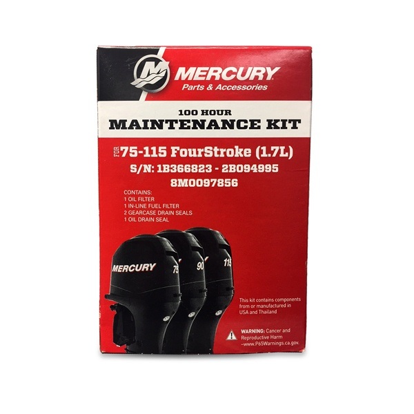100 Hour Maintenance Service Kit By Mercury Marine