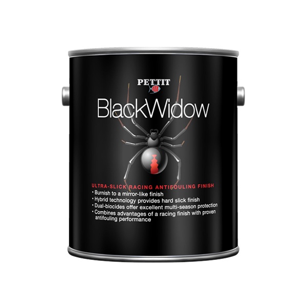 Pettit Black Widow Hard Racing Bottom Paint