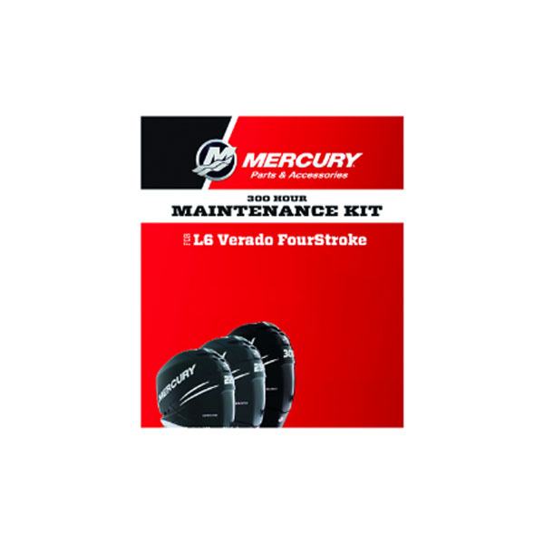 『MERCURY LIVING PRESENCE』　赤 Mercury Marine 4-Stroke Outboard Oil Change Kit 40/50/60 HP
