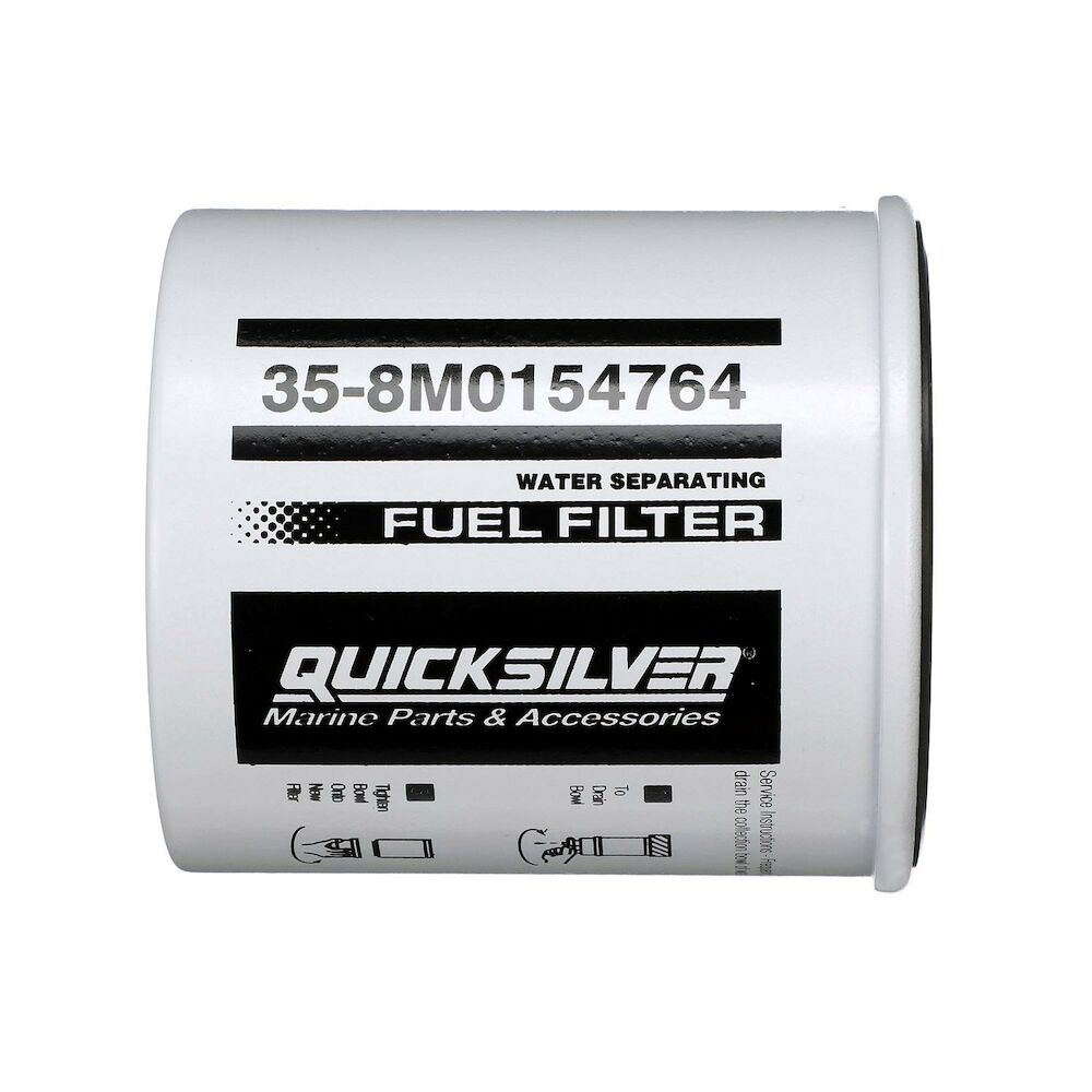 Quicksilver 8M0154764 Water Separating Fuel Filter for Select