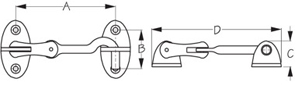 Sea Dog 222080-1 Dimensions