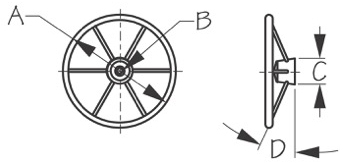 Sea Dog 230215 Dimensions