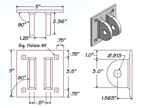 Tie-Down-26407-Dimensions