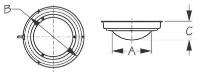 Sea Dog 400213 Dimensions