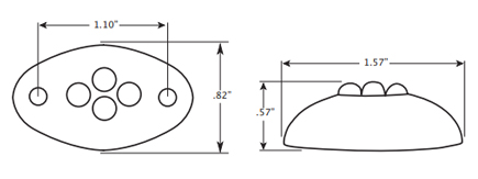 Innovative Lighting Courtesy Light Dimensions