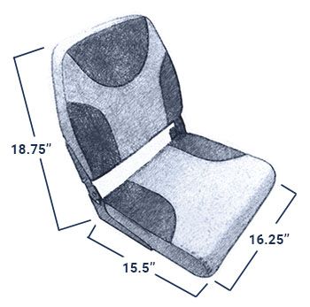 Wholesale molded folding boat seat For Your Marine Activities