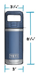 Yeti Rambler Jr Bottle Dimensions