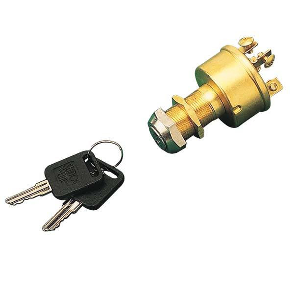 Sea Dog Ignition Switch 3 Position - 5 Terminal