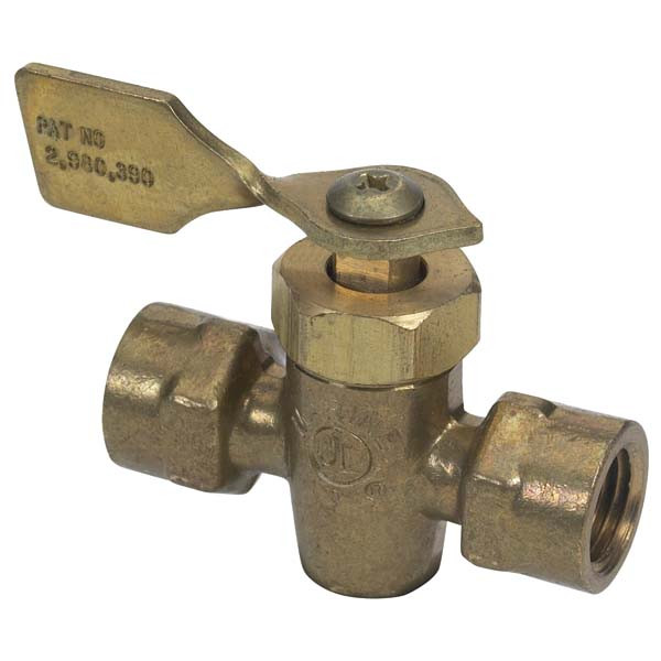 Moeller Fuel Shut Off Valve, Two Female 1/4" NPT