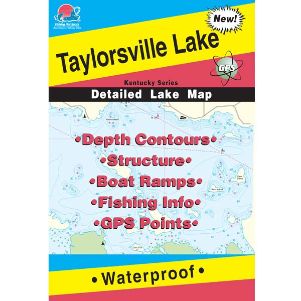Taylorsville Lake Fishing Map