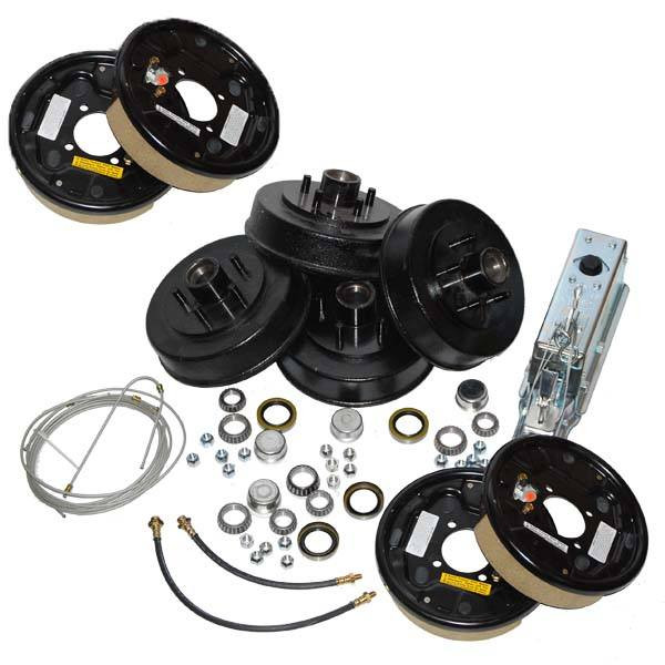 Titan - Dico Complete Tandem Axle Trailer Brake Kit Uni-Servo - $976.06 at Wholesale Marine
