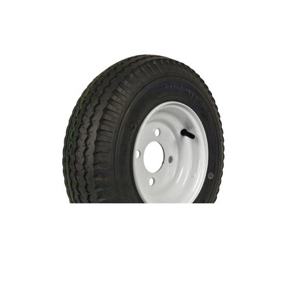 Kenda Loadstar 4.80-8 4-Lug 8" Bias Trailer Tire - White Load B