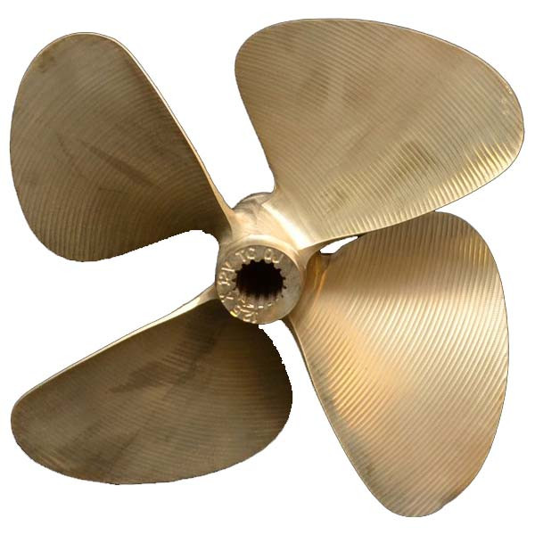 Mastercraft 12.5 x 13 LH Four Blade Bronze Propeller