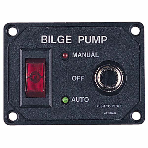 Sea Dog Bilge Pump Switch Panel w/ Circuit Breaker