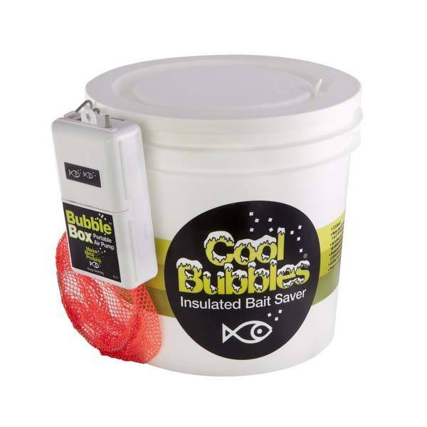 Cool Bubbles 8QT Plastic Bucket w/B-11 Pump and Net