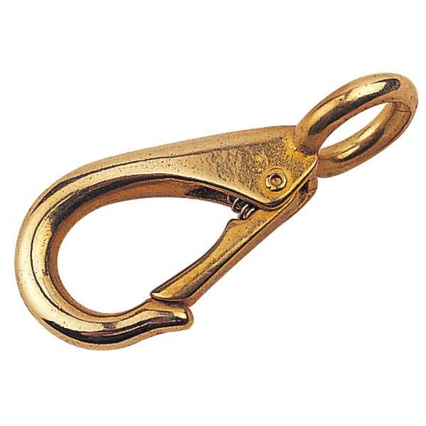 Sea Dog Fast Eye Brass Boat Snap