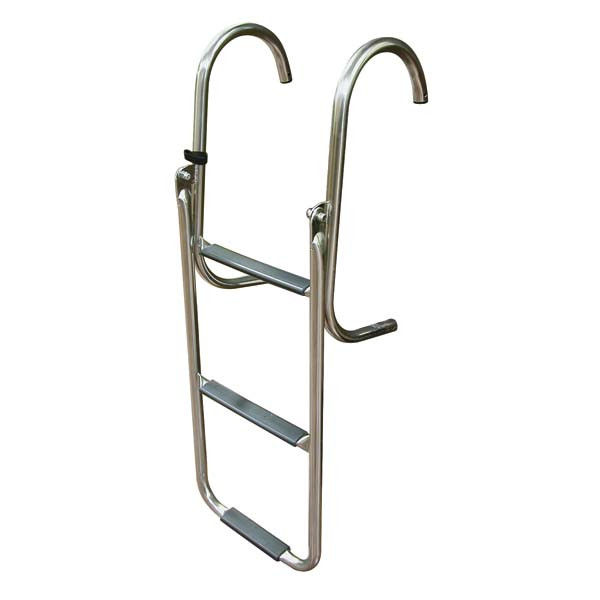 JIF 3-Step Stainless Steel Transom Ladder