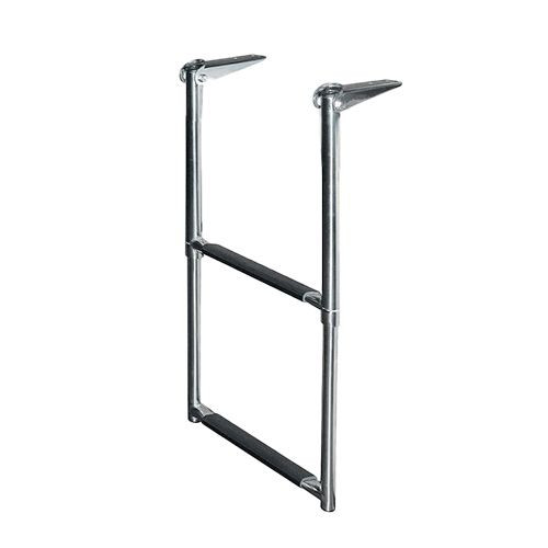JIF Stainless Steel Telescoping Platform Ladder