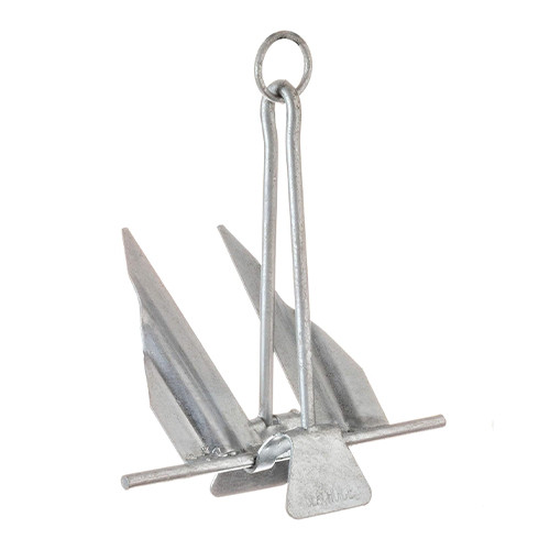 Hooker Quik-Set Galvanized Fluke Style Slip-Ring Anchor