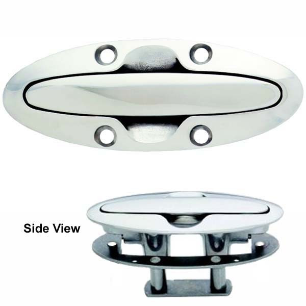Attwood Stainless Steel Flush Mount Marine Cleats by Attwood -
