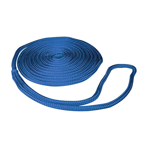 Custom Cordage Double Braid Dock Line - Royal Blue