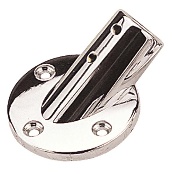 Sea-Dog Round Base 7/8" Rail Fitting, Chrome