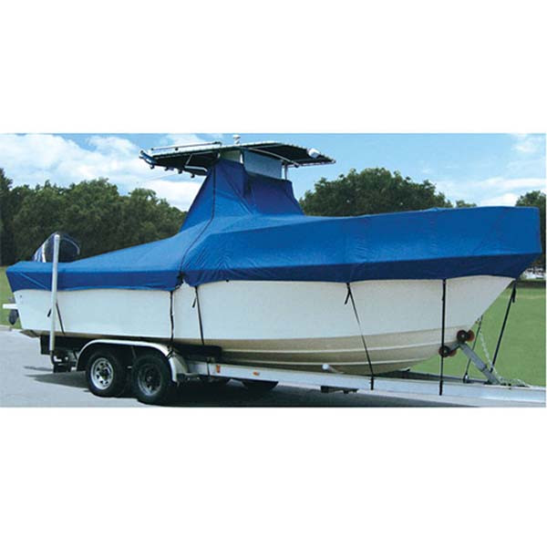 Center Console T-Top Boat Cover w/ Bow Rail 19'5" to 20'4" Length Beam 102"