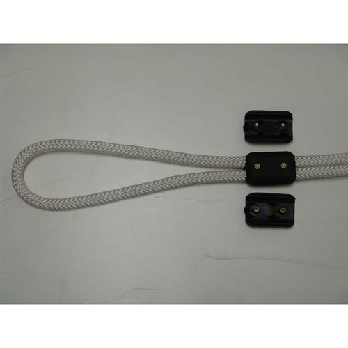 E-Z TY Double Rope Clamps - Black | Wholesale Marine