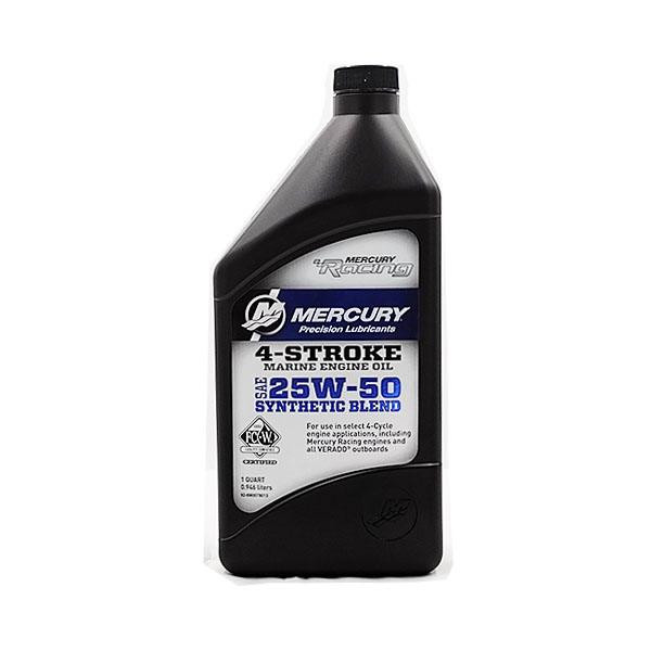 Mercury 25W-50 4-Stroke Synthetic Marine Oil