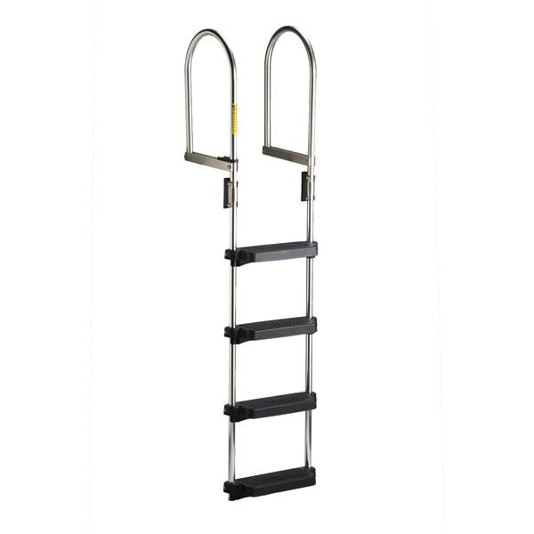 Garelick Dock/Raft Ladder - Flip-Up Model - 4 Step