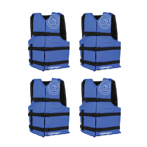 O'Brien 4 Pack Universal Life Vests