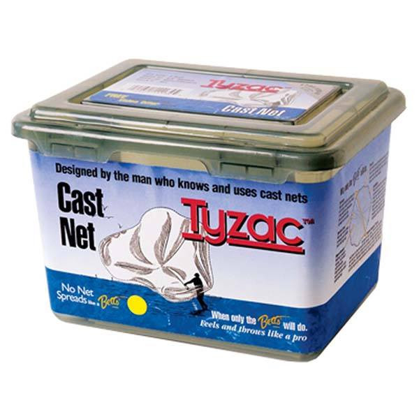 Tyzac Nylon Cast W/ 3/8" Boxed Mesh Iron Weights By Betts