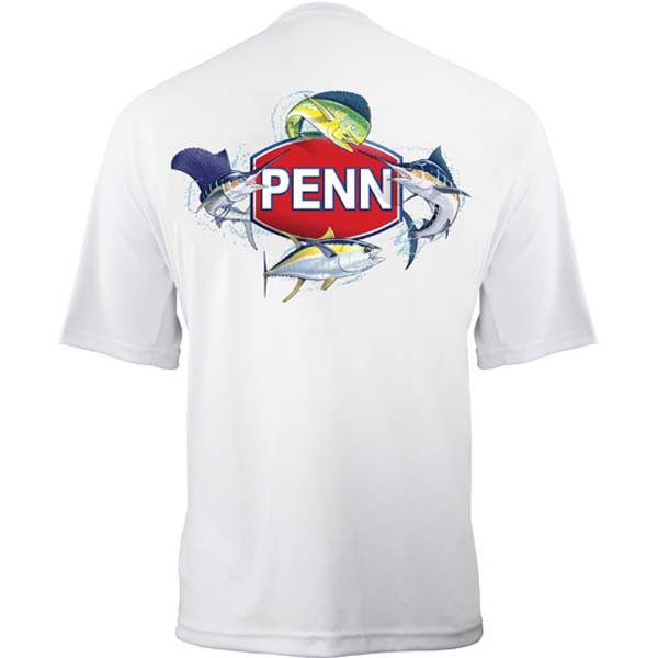 Penn Performance Short Sleeve Tee W/ 4 Fish Logo